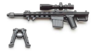 Minifig Cat M83 50cal Scharfschützengewehr mit abnehmbarem Zweibein